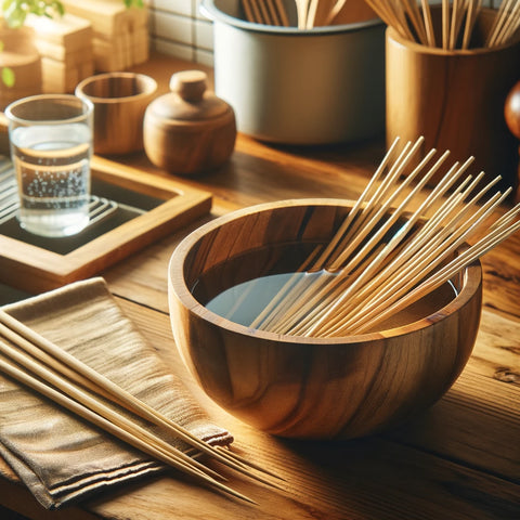 Soak Skewers: