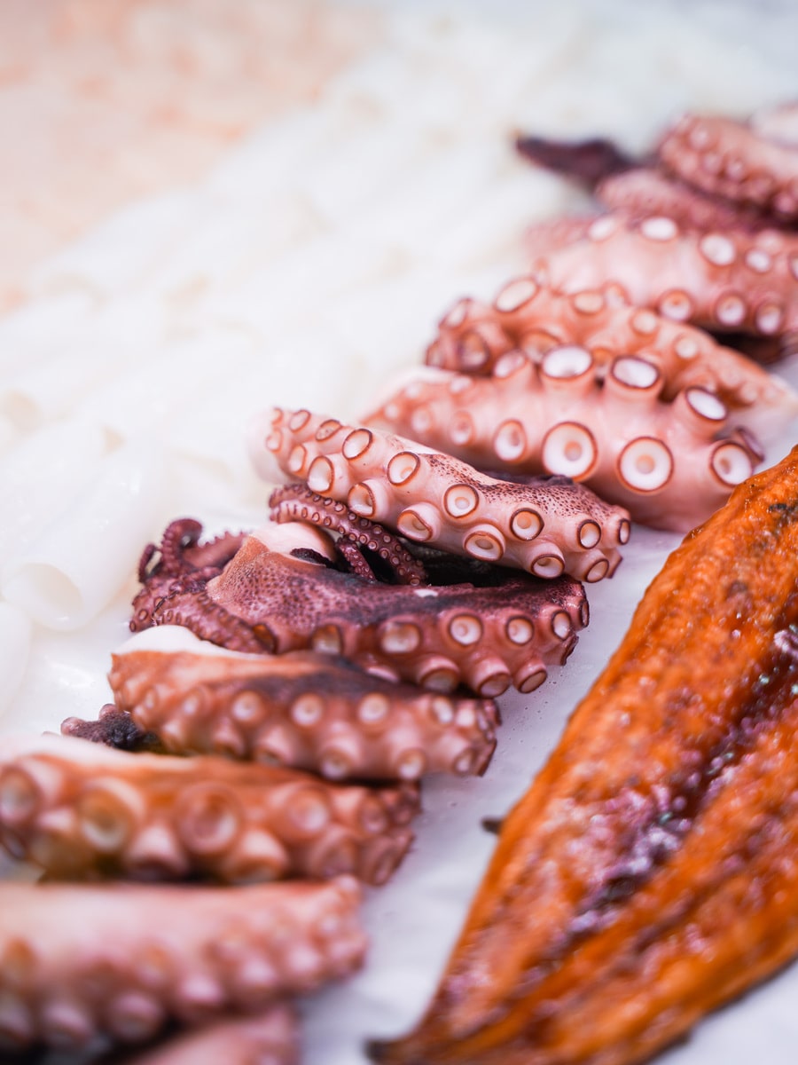 Boiled Octopus Sashimi