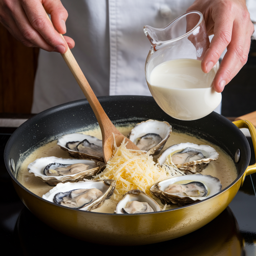 Creating the Mornay Sauce