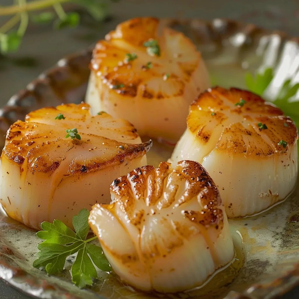 Frozen Canadian Scallops 20/30 1kg Per Packet