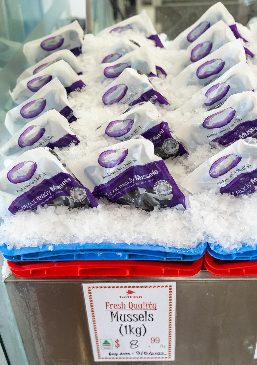 Black Mussels Ready to Cook