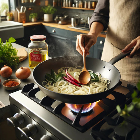 Sauté Aromatics: