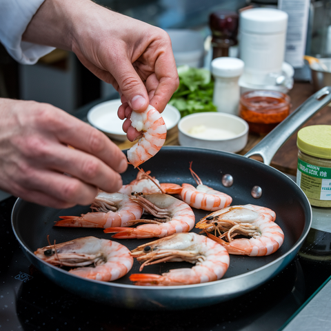 Sauté the Prawns