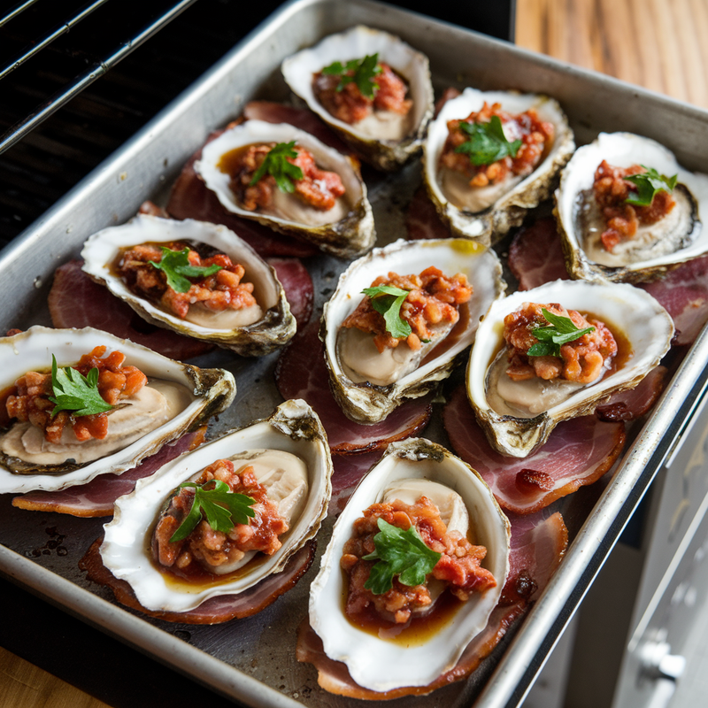 Oysters Kilpatrick with a Twist Recipe – Getfish Seafood