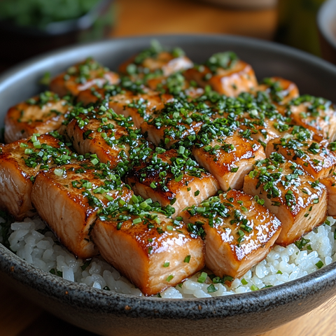 Add the Marinated Salmon Belly