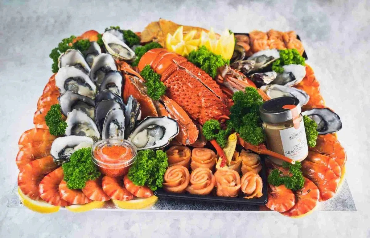 Ocean's Bounty: Deluxe Seafood Celebration Platter for Five