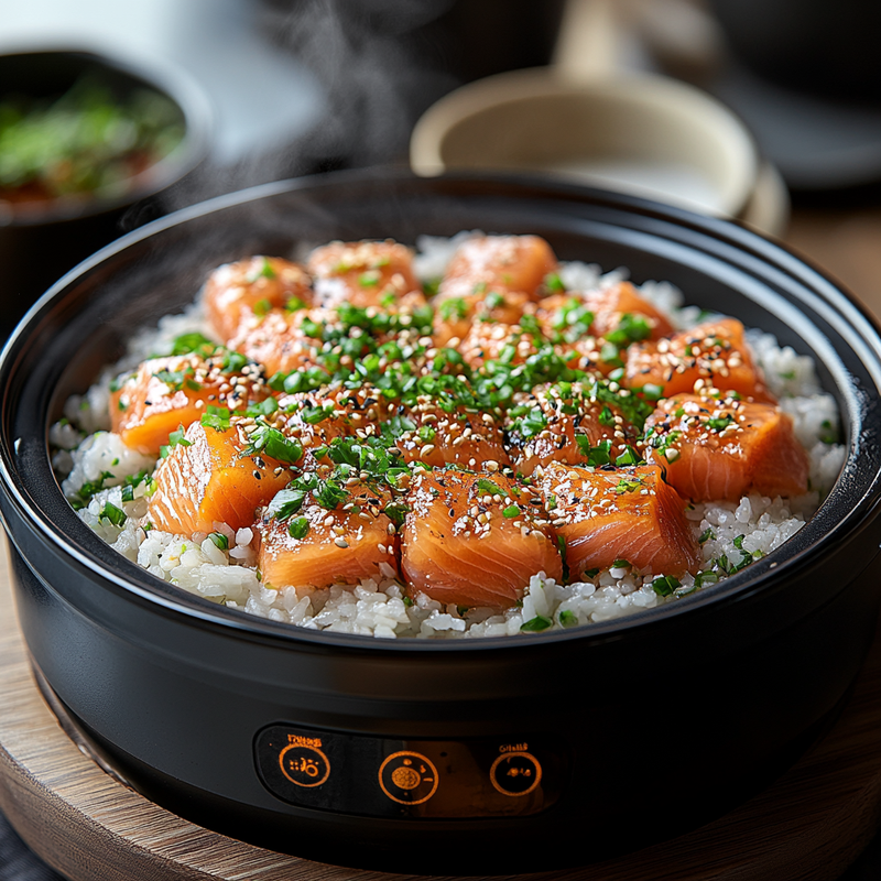 Salmon Belly Rice Pot – Savory, Aromatic, and Comforting – Getfish Seafood