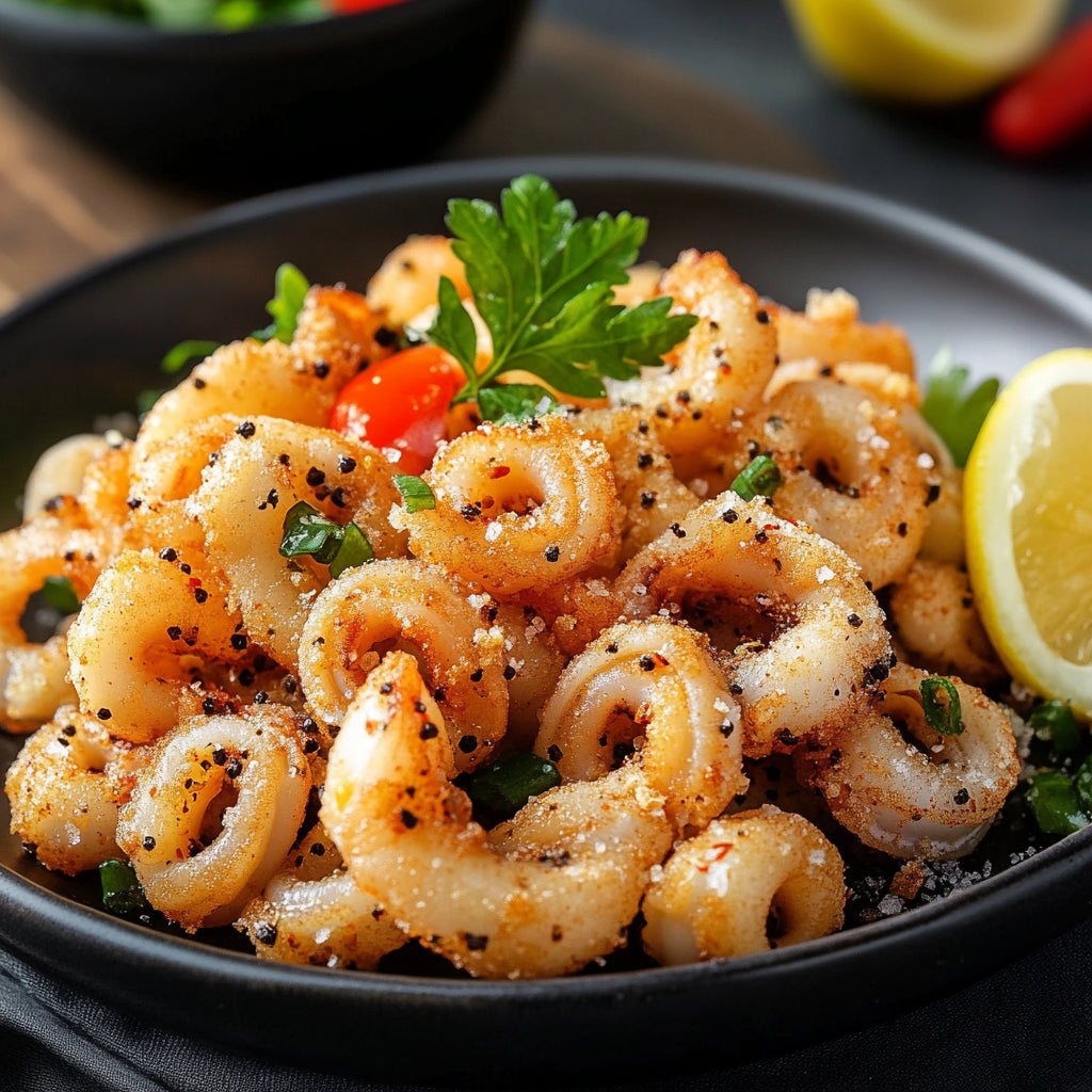 Frozen Salt and Pepper Squid 1kg Packet