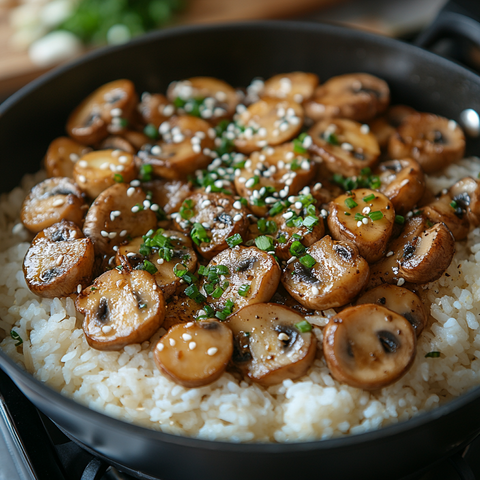 Add Aromatics and Mushrooms