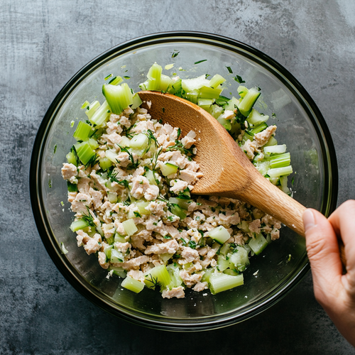 Prepare the Tuna Salad Base