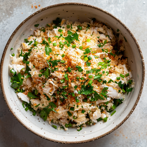 Prepare Oysters and Crab Mixture