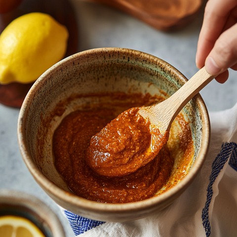 Prepare the Harissa Glaze