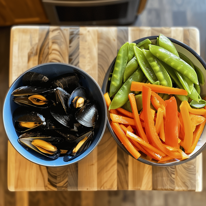 Mussel Stir-Fry with Spicy Garlic Sauce Recipe – Getfish Seafood