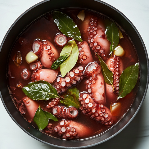 Prepare and Cook the Octopus