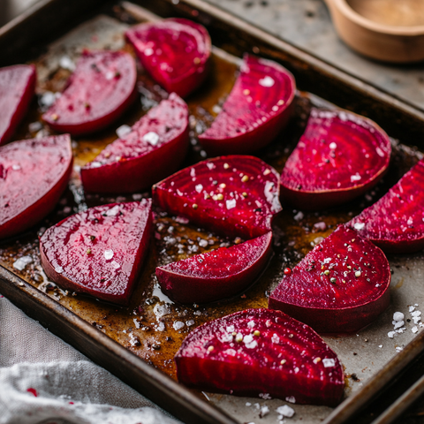 Prepare the Beets and Salmon