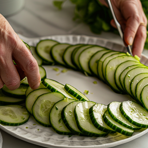 Prepare the Cucumbers