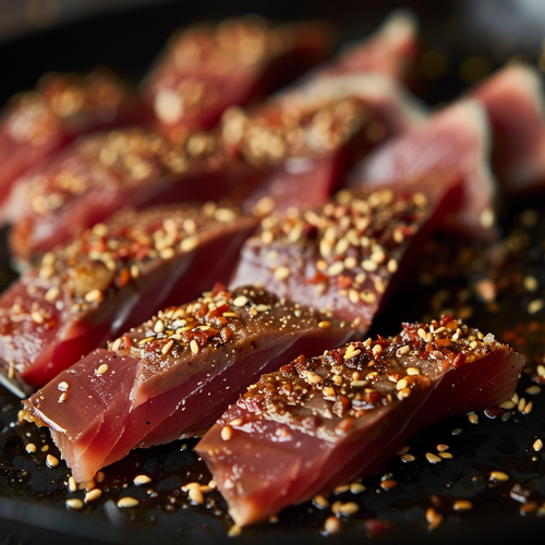 Sesame Crust Preparation