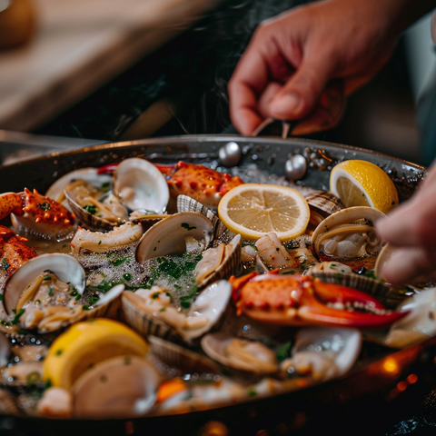 Luxurious Shellfish Boil with Garlic Butter Recipe – Getfish Seafood