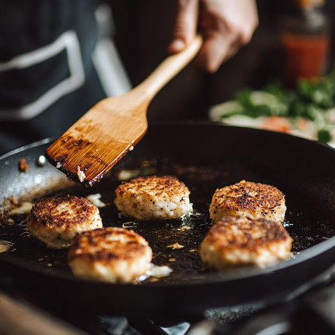 Form and Cook the Crab Cakes