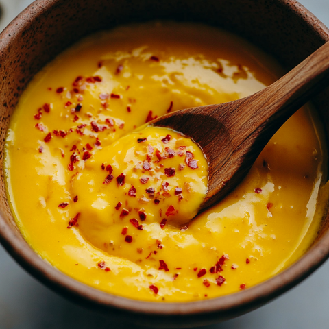 Prepare the mango sauce: