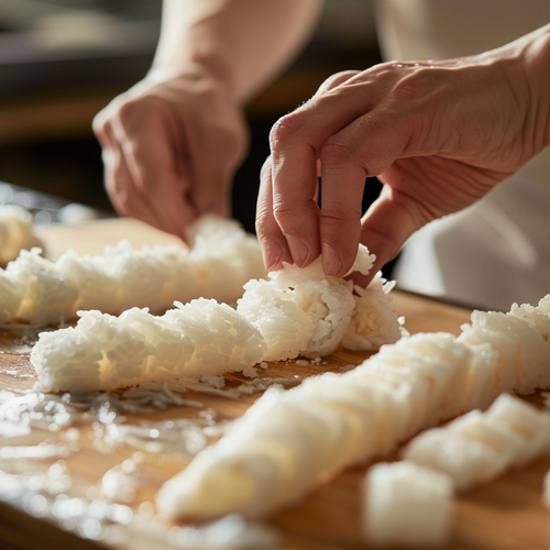 Shape the Sushi Rice