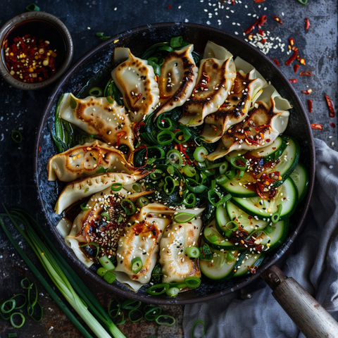 Add Dumplings and Vegetables