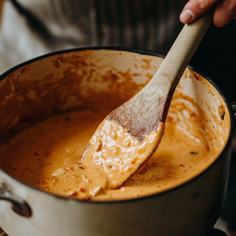 Cook the bisque base