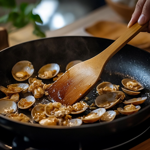 Cook the pipis