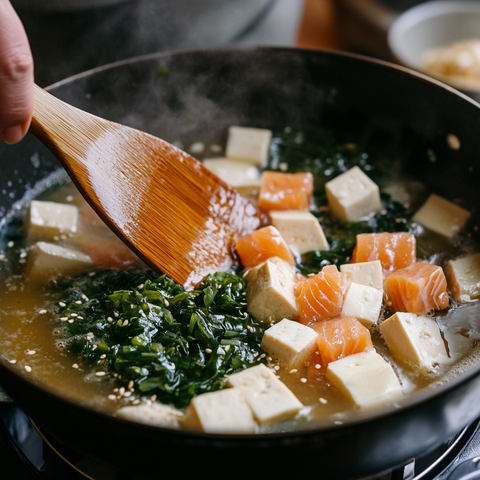 Cook the Salmon and Tofu