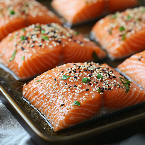 Cook the Salmon and Broccoli