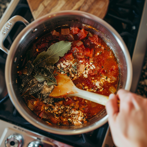 Add Tomatoes and Seasonings