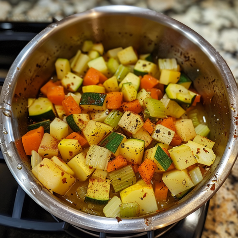 Add Potatoes and Broth