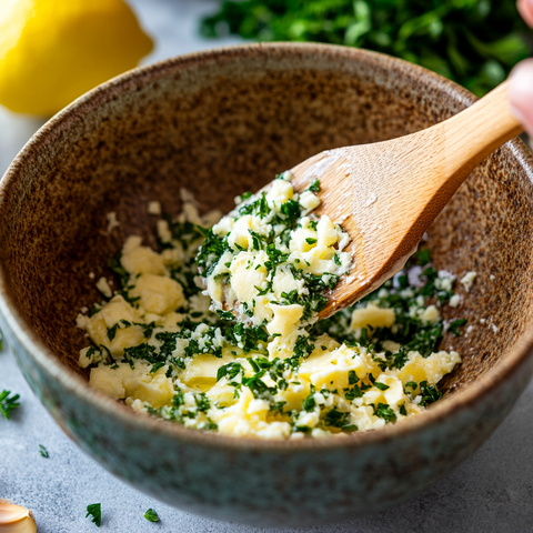 Make the Garlic Herb Butter