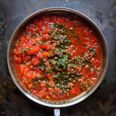 Make Tomato-Caper Sauce