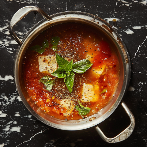 Simmer with Tomato and Herbs