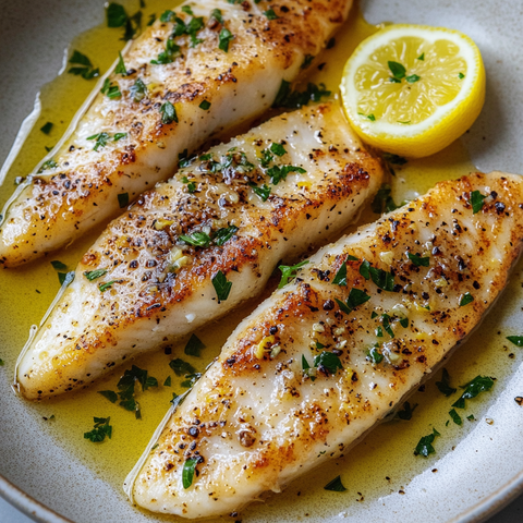 Make the Lemon Butter Sauce and Serve