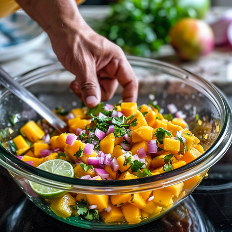 Make the Mango Salsa