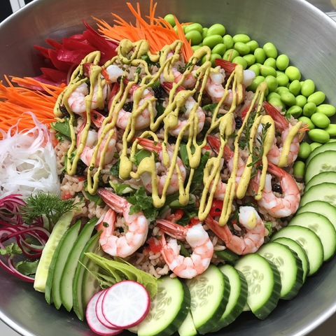 Combine Salad Ingredients