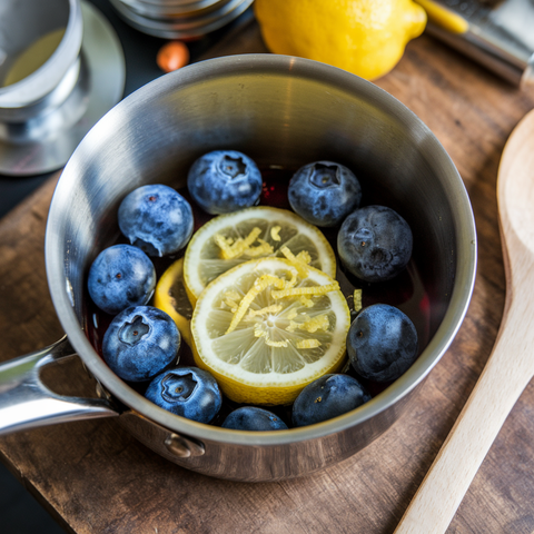 Prepare the Blueberry Drizzle