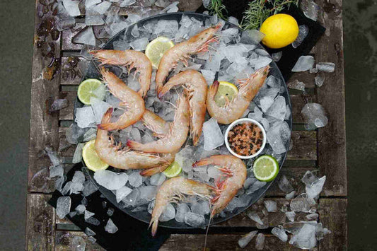 Frozen Raw King Prawns  5kg GetFish Box
