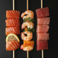 Seafood Skewers Kebabs (Vacuum Pack) per 400g