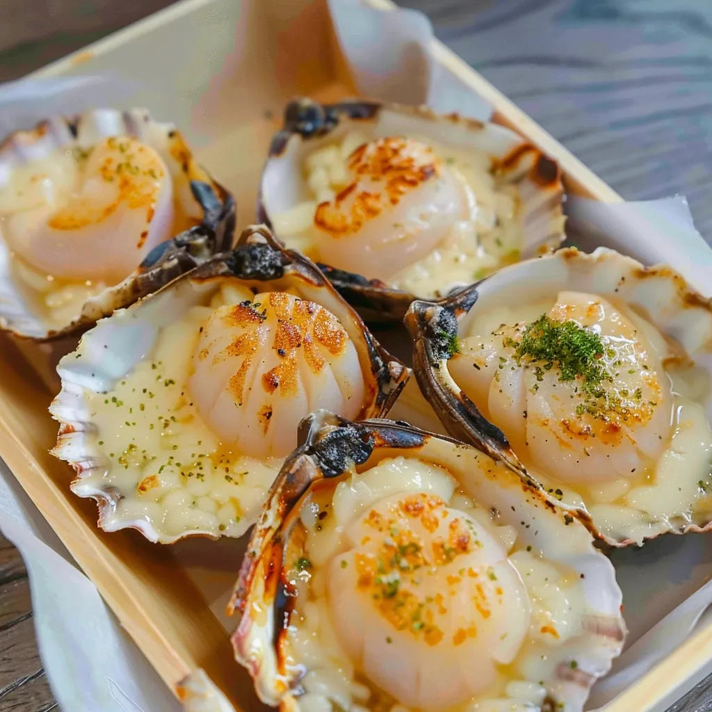 Scallops Aburi Style