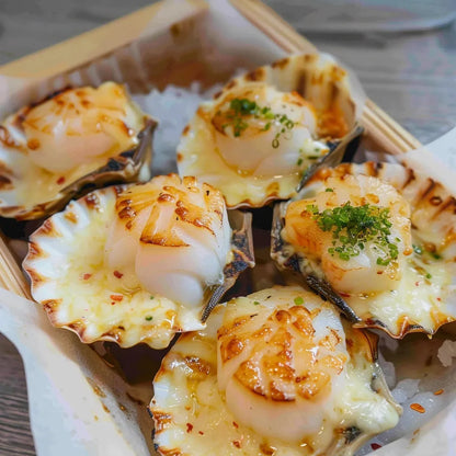 Scallops Aburi Style