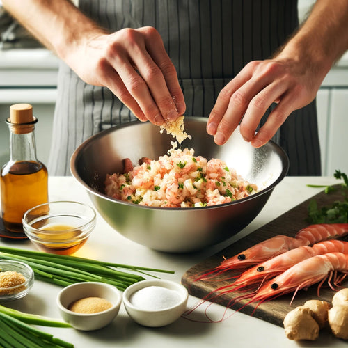 Make the Wonton Mixture: