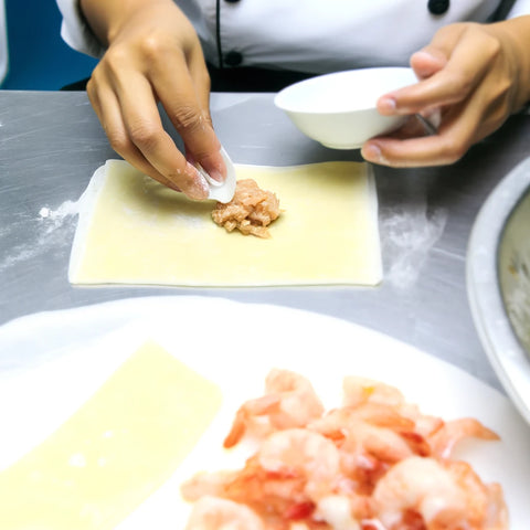 Prepare the Wontons: