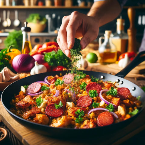 Prepare and Cook Chicken: