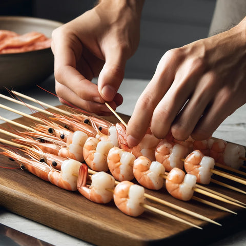 Thread the Prawns: