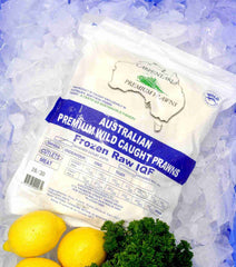 Frozen Raw Australian Banana Prawn Cutlets 1kg Packet